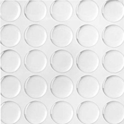 Made In UK 500 x 25mm Round Self Adhesive Clear Polyurethane Dome 